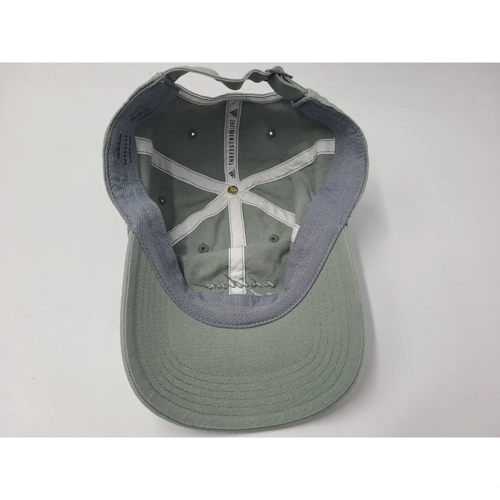 Women Adidas Aeroready Script Strapback Adjustable Hat Cap‎ Cotton Casual Green
